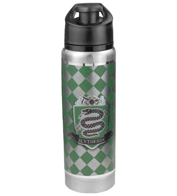 Warner Bros Slytherin Stainless Steel Flask 3 Warner Bros Slytherin Stainless Steel Flask