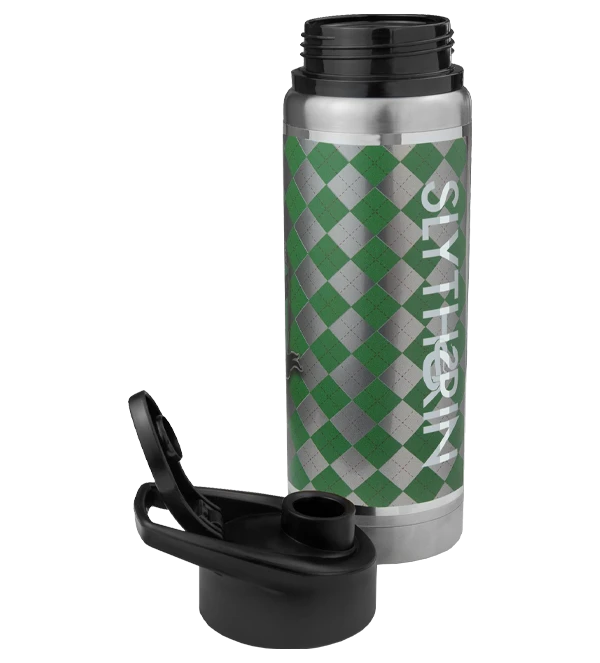 Warner Bros Slytherin Stainless Steel Flask 4 Warner Bros Slytherin Stainless Steel Flask - Image 2
