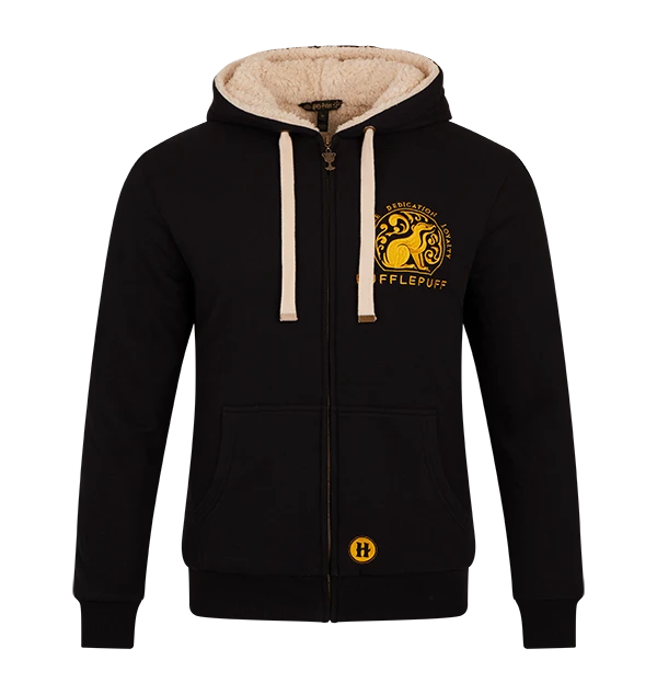 Warner Bros Hufflepuff Fleece Hoodie 3 Warner Bros Hufflepuff Fleece Hoodie