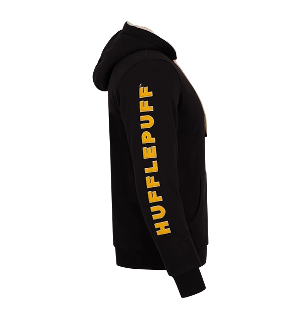 Warner Bros Hufflepuff Fleece Hoodie 4 Warner Bros Hufflepuff Fleece Hoodie - Image 2