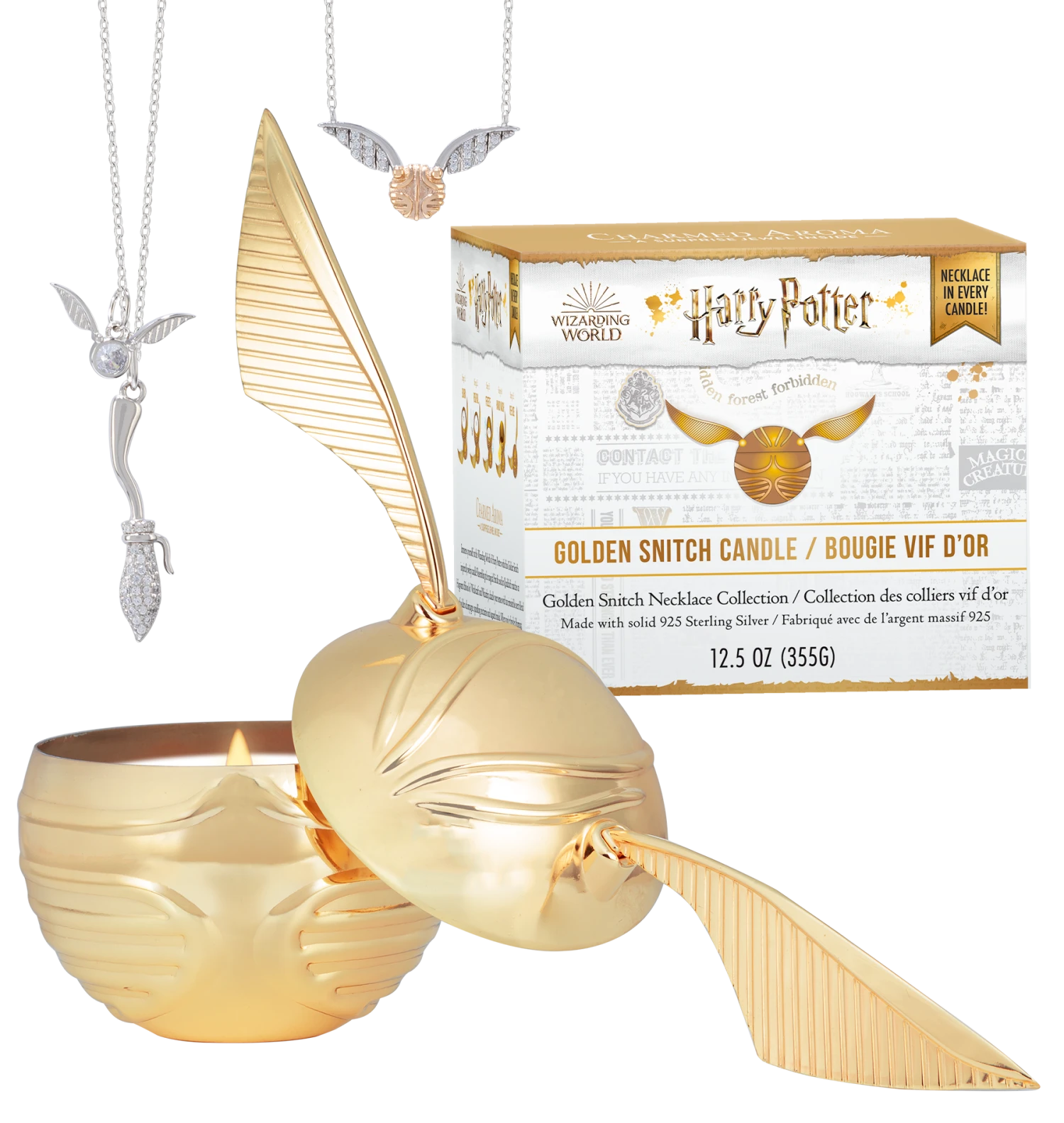 Warner Bros Charmed Aroma Golden Snitch Candle 3 Warner Bros Charmed Aroma Golden Snitch Candle