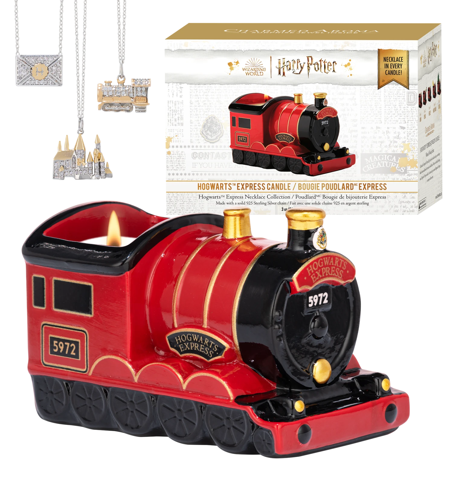 Warner Bros Charmed Aroma Hogwarts Express Candle 3 Warner Bros Charmed Aroma Hogwarts Express Candle