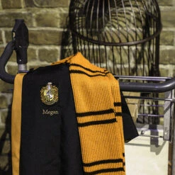 Warner Bros Personalised Hufflepuff Robe -Harry Potter Online Store HufflepuffScarf1 58915f2d a986 4bc4 89e8 9d0e508e8348
