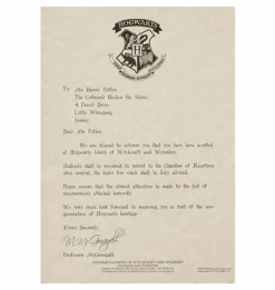 Warner Bros Personalised Hogwarts Acceptance Letter 13 Warner Bros Personalised Hogwarts Acceptance Letter -Harry Potter Online Store PL00010246 4 7c7009ec 464b 4898 95c4 061fa60008ce