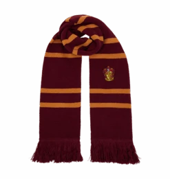 Warner Bros Gryffindor Knitted Crest Scarf