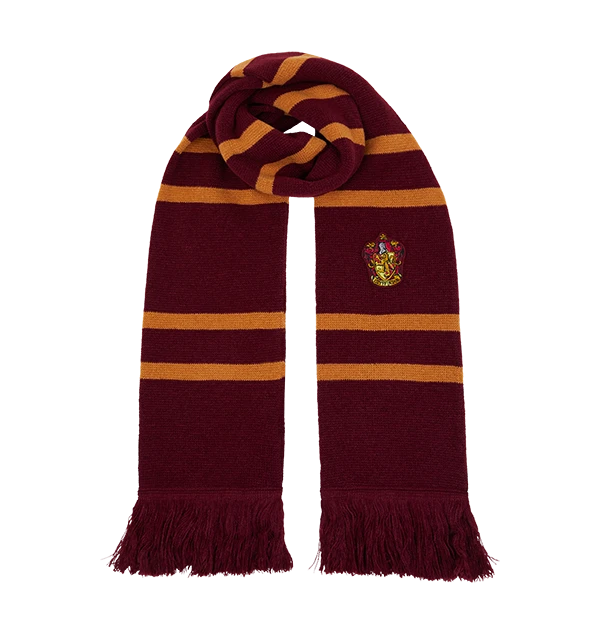 Warner Bros Gryffindor Knitted Crest Scarf 3 Warner Bros Gryffindor Knitted Crest Scarf