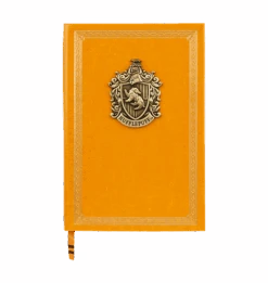 Warner Bros Faux Leather Hufflepuff Crest Notebook