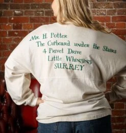Warner Bros Hogwarts Express Acceptance Letter Spirit Jersey 9 Warner Bros Hogwarts Express Acceptance Letter Spirit Jersey -Harry Potter Online Store Platform934 product ALSpiritJersey1