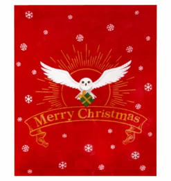 Warner Bros Hedwig Christmas Blanket