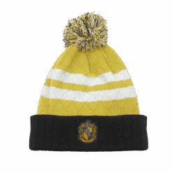 Warner Bros Hufflepuff Bobble Hat