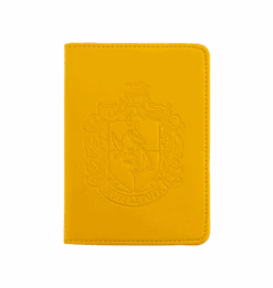 Warner Bros Hufflepuff Embossed Crest Passport Holder