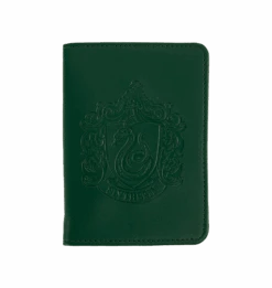 Warner Bros Slytherin Embossed Crest Passport Holder