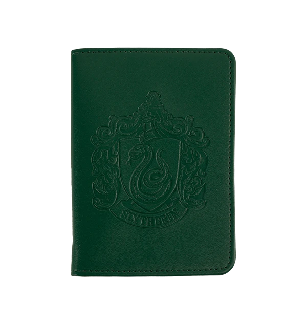 Warner Bros Slytherin Embossed Crest Passport Holder 3 Warner Bros Slytherin Embossed Crest Passport Holder